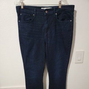 Signature by Levi Strauss & Co. Jeans Plus Modern Bootcut Womens 33 in dark blue